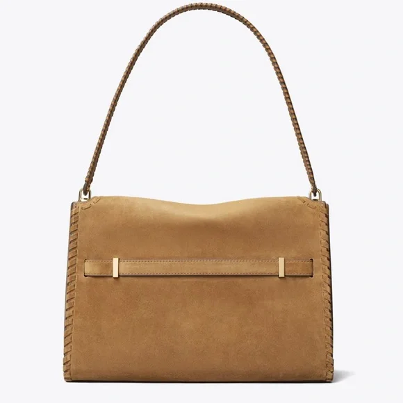 Tory Burch Large Lee Radziwill Suede Bag - Picture 2 of 2